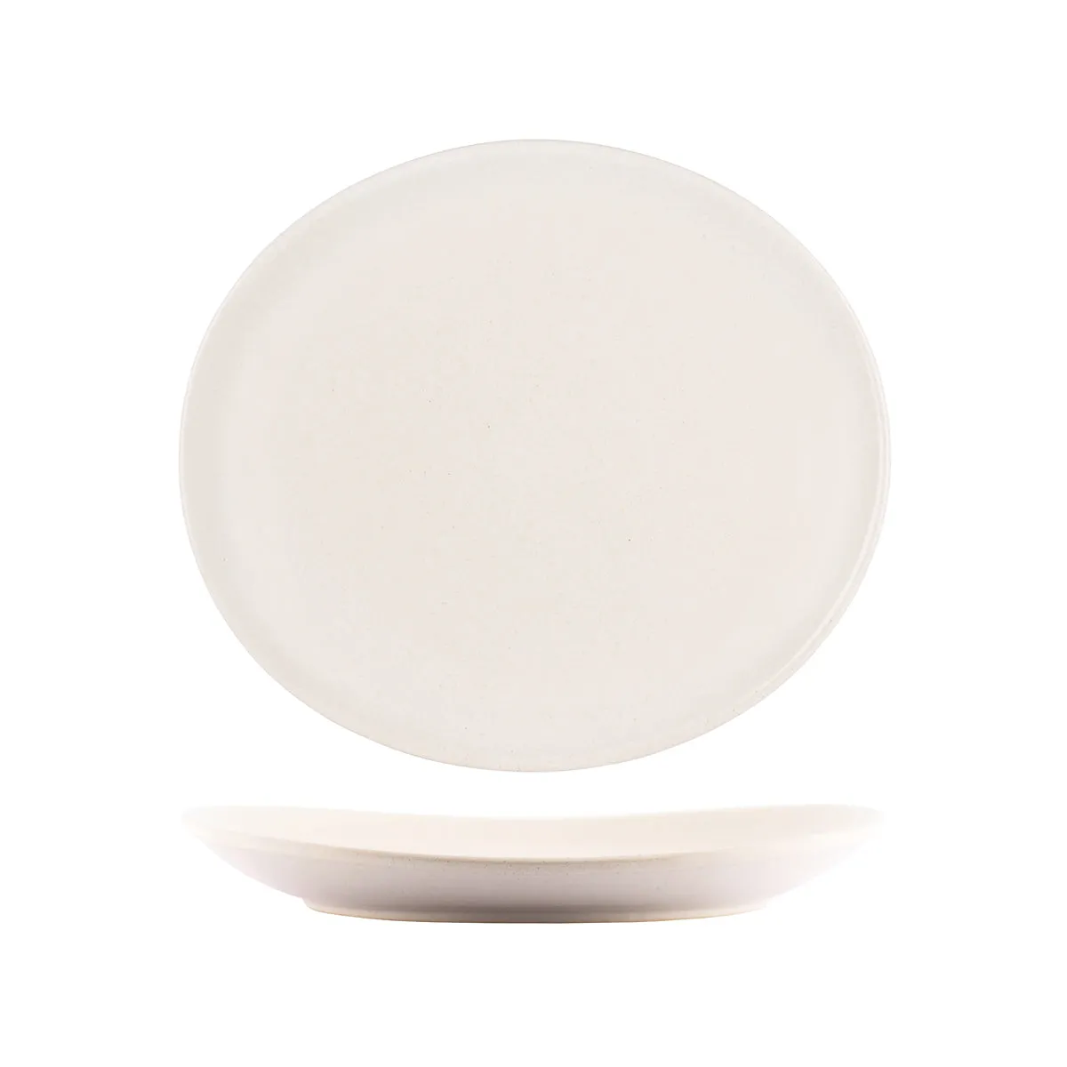 TABLEKRAFT ARTISTICA OVAL COUPE PLATE 295x250x35mm SAND (*98481*) = PACK OF 4 X EACHES