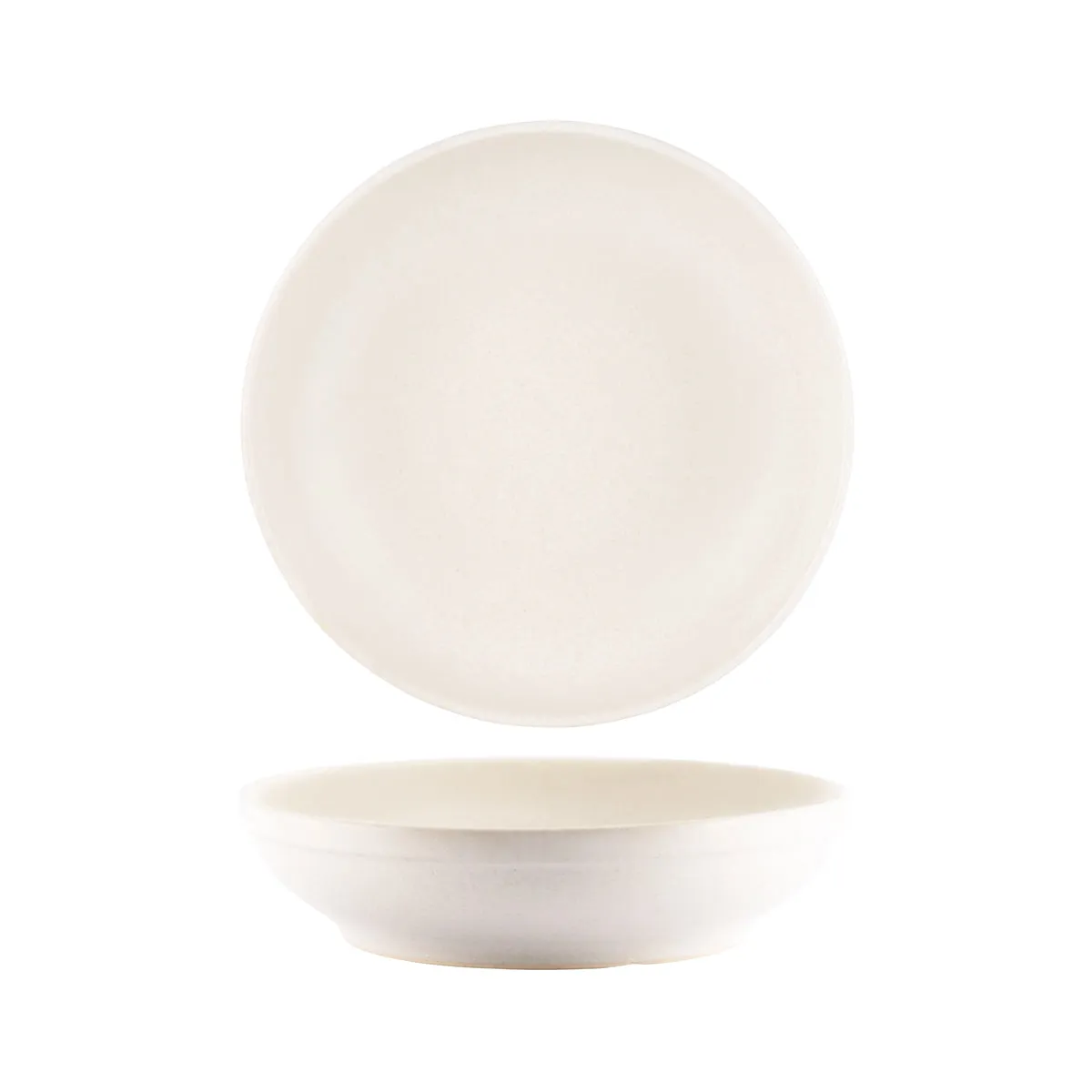 TABLEKRAFT ARTISTICA ROUND BOWL FLARED 230x55mm SAND (*98493*) = PACK OF 2 X EACHES
