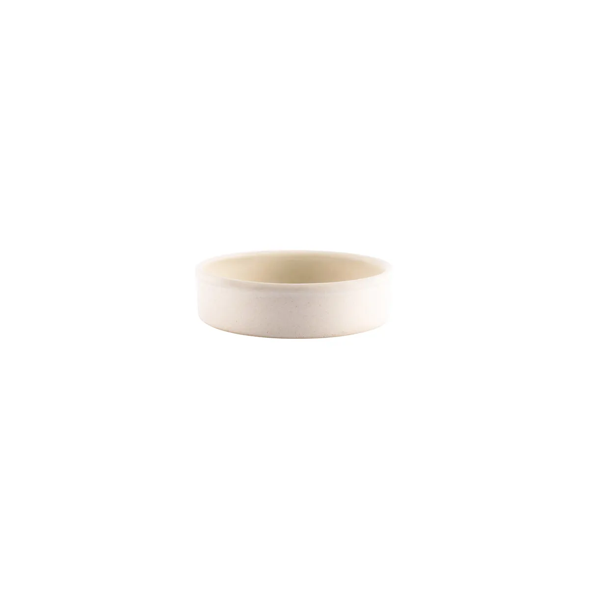 TABLEKRAFT ARTISTICA ROUND TAPAS DISH 120x30mm SAND (*98472*) = PACK OF 4 X EACHES