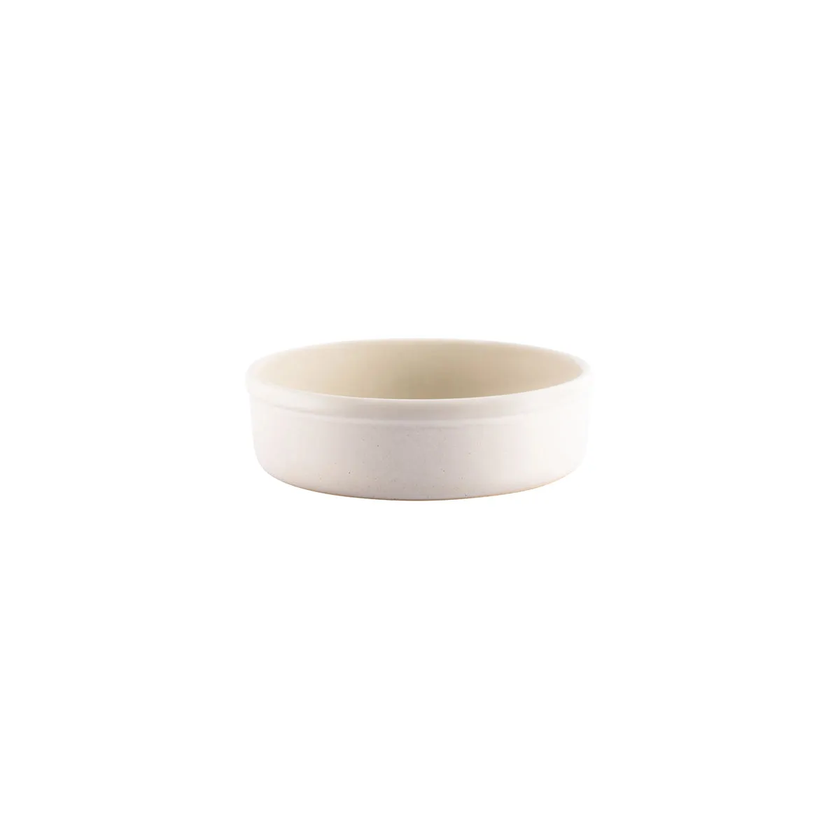 TABLEKRAFT ARTISTICA ROUND TAPAS DISH 160x45mm SAND (*98476*) = PACK OF 4 X EACHES