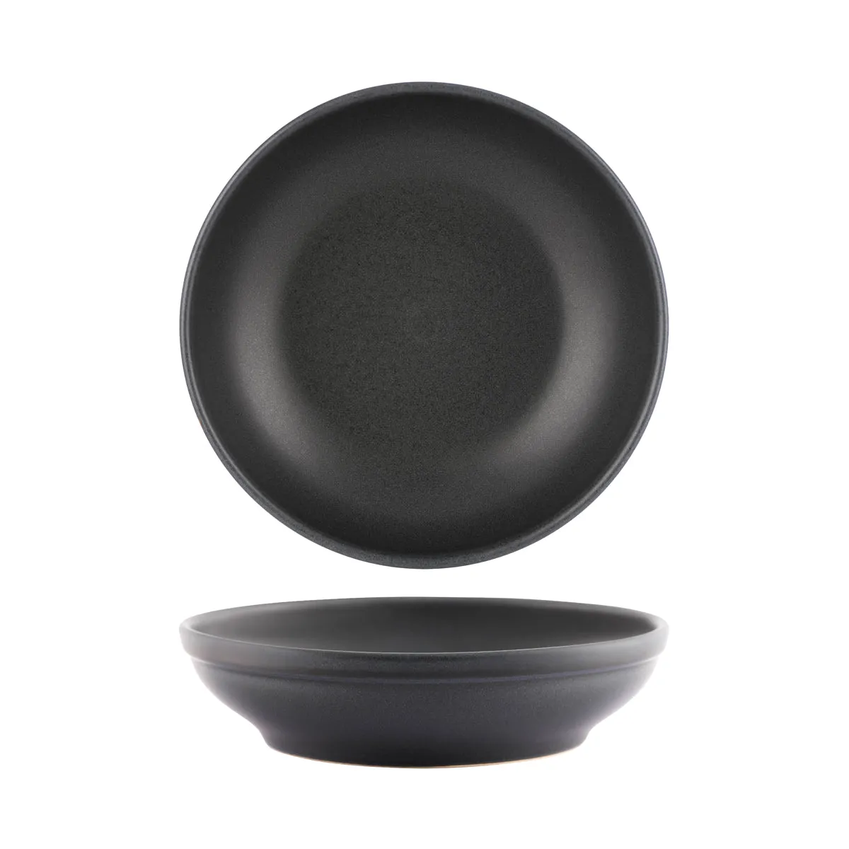 TABLEKRAFT ARTISTICA ROUND BOWL FLARED 230x55mm SLATE (*98137*) = PACK OF 2 X EACHES