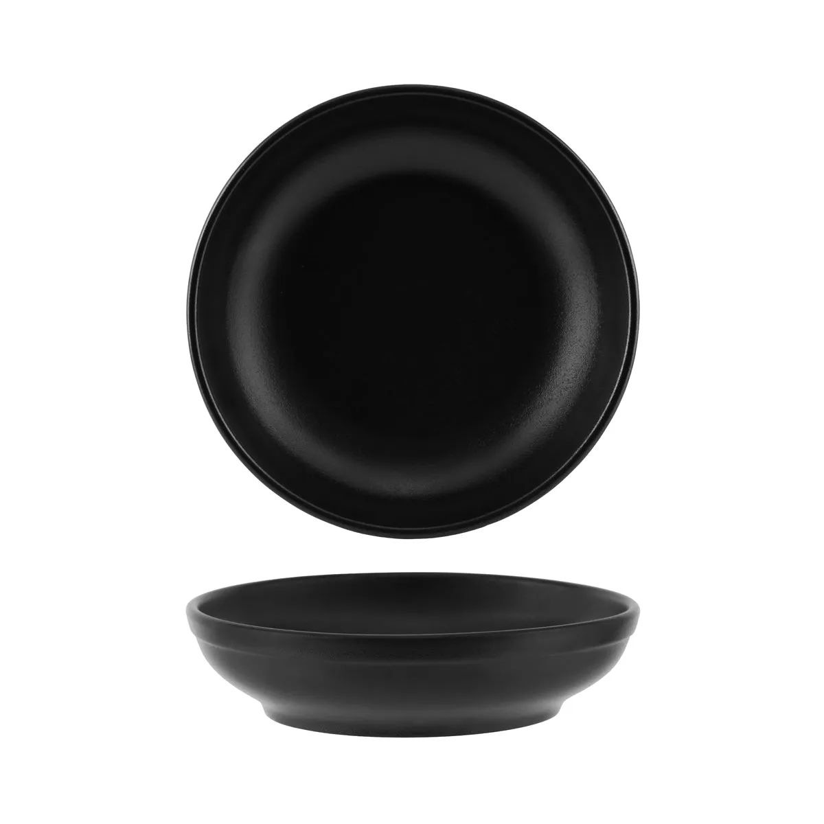 TABLEKRAFT TK BLACK ROUND BOWL FLARED 230x55mm BLACK (*909550*) = PACK OF 3 X EACHES