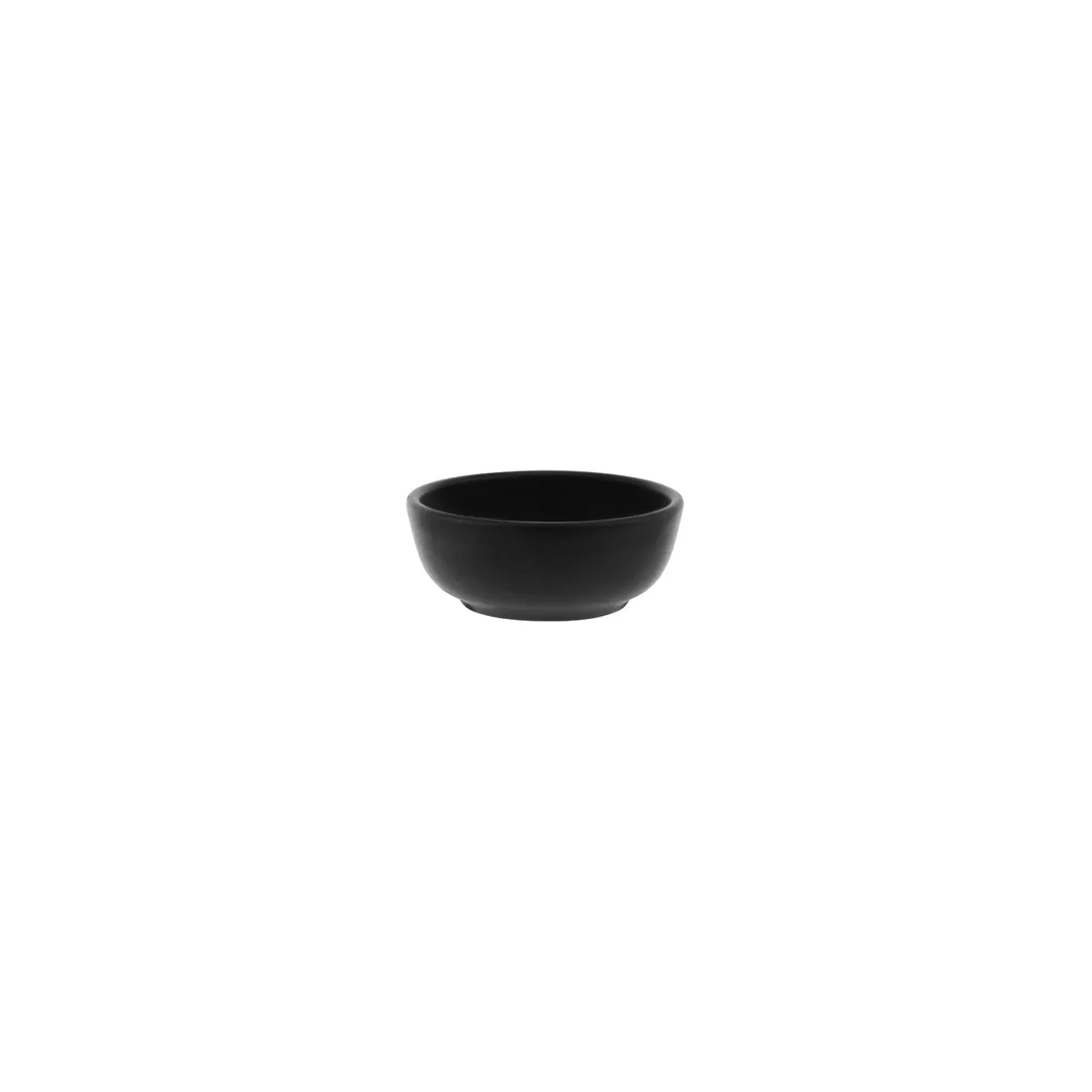 TABLEKRAFT TK BLACK ROUND DEEP SAUCE DISH 80x32mm BLACK (*909592*) = PACK OF 12 X EACHES