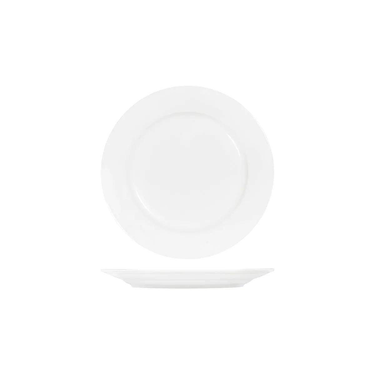 TABLEKRAFT CORE WHITE ROUND PLATE RIM SHAPE- 280mm (*91004*) = PACK OF 3 X EACHES