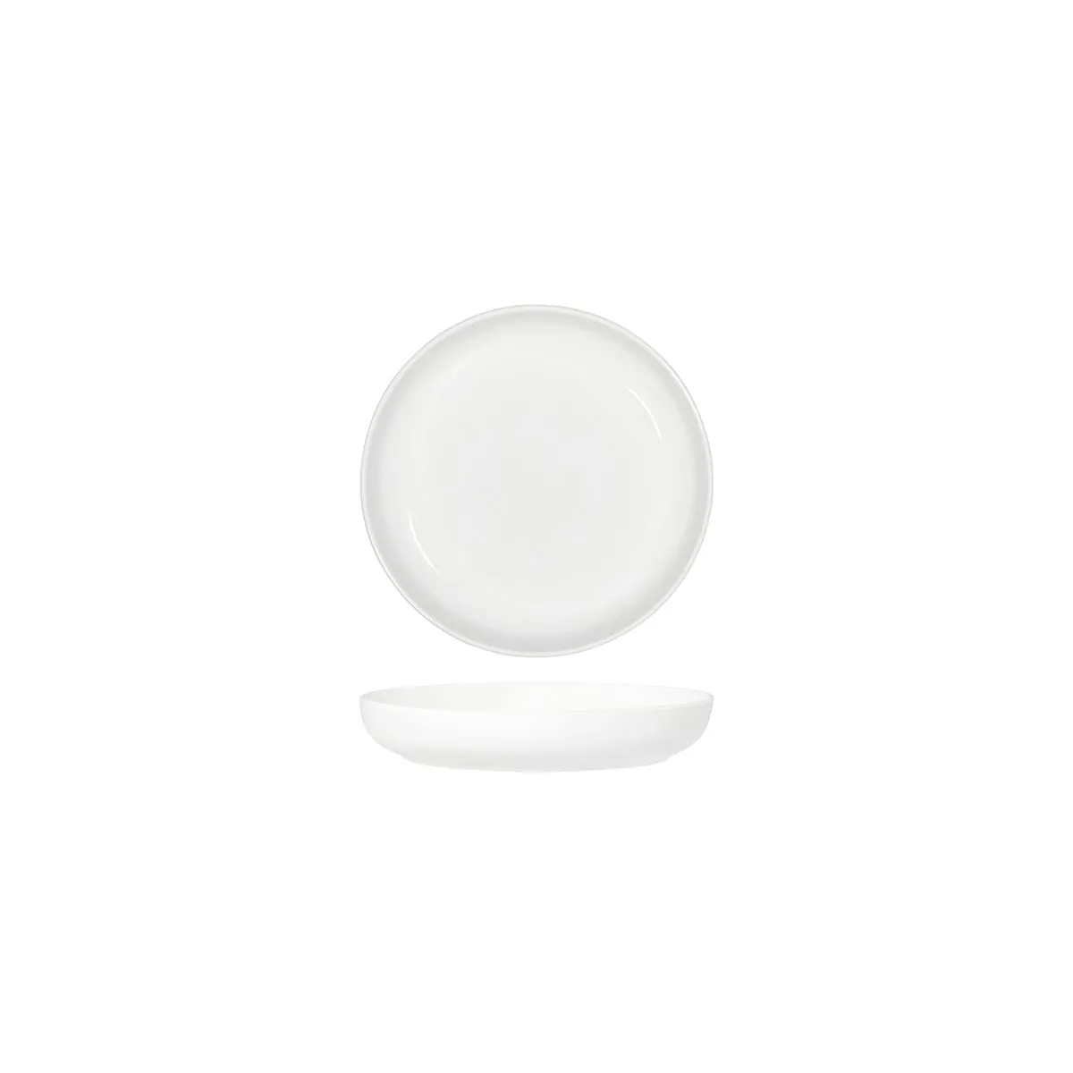 TABLEKRAFT CORE WHITE ROUND DEEP COUPE PLATE 160x30mm (*91090*) = PACK OF 6 X EACHES