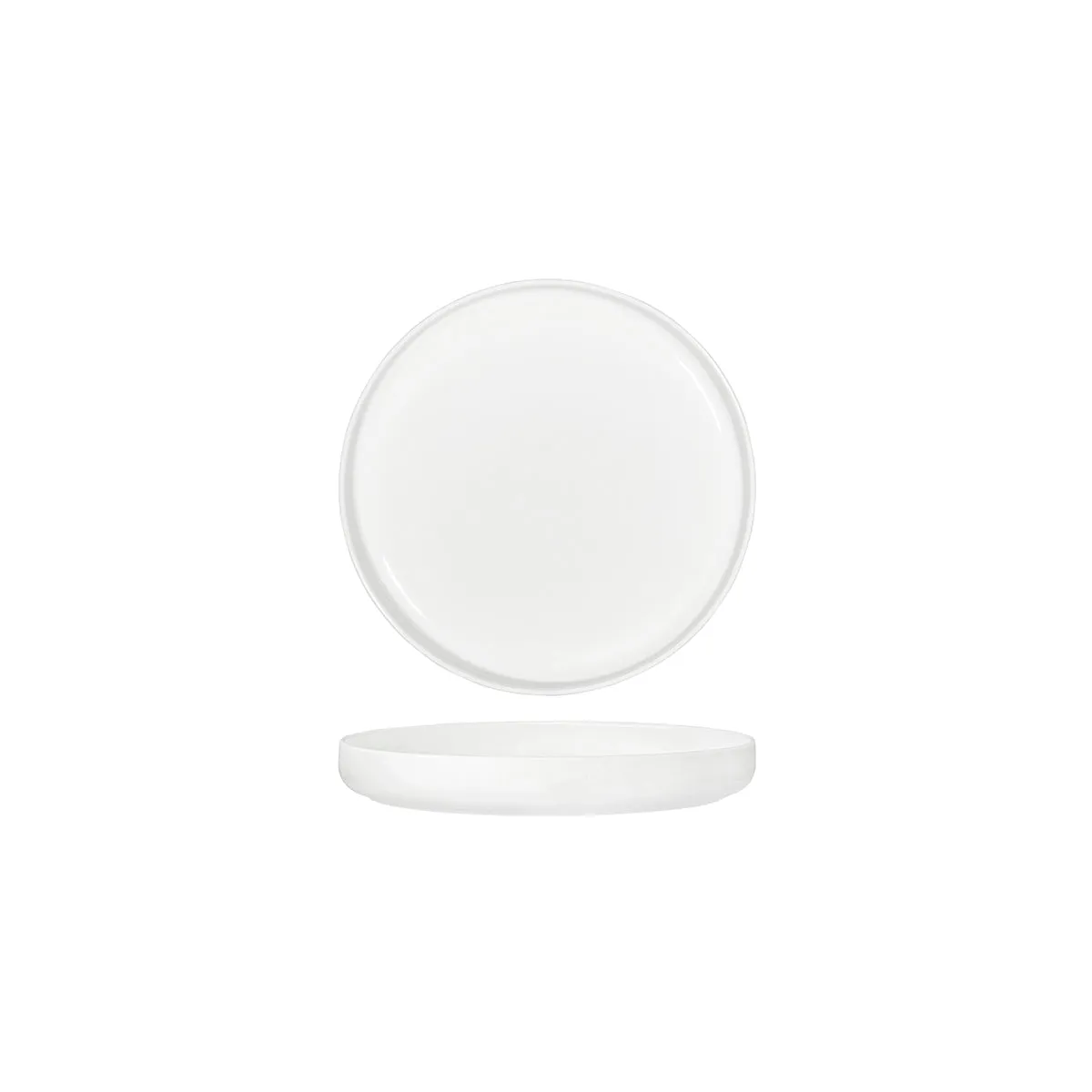 TABLEKRAFT CORE WHITE ROUND DEEP COUPE PLATE 200x30mm (*91091*) = PACK OF 4 X EACHES