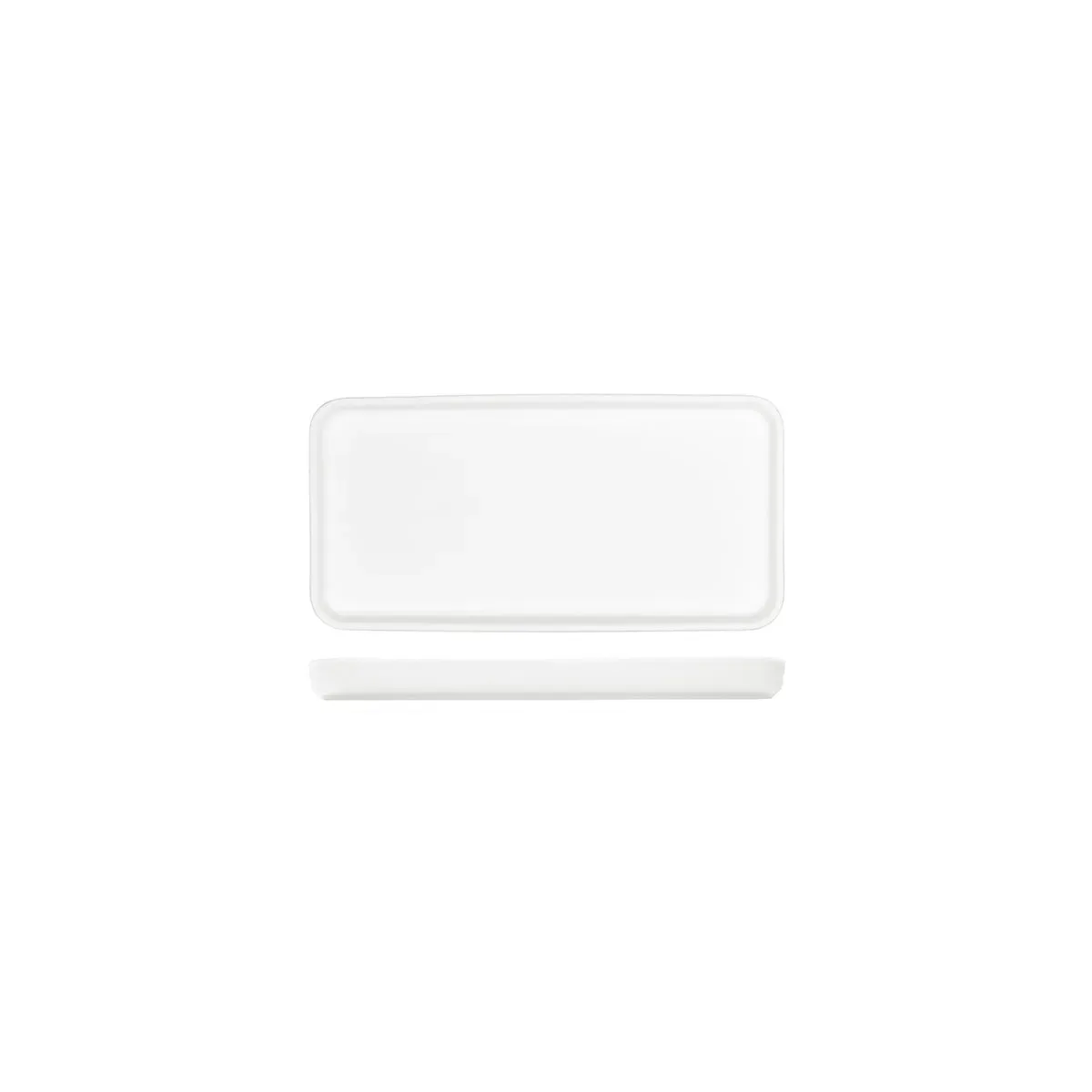 TABLEKRAFT CORE WHITE RECTANGULAR DISH-250x125x22mm (*91070*) = PACK OF 6 X EACHES