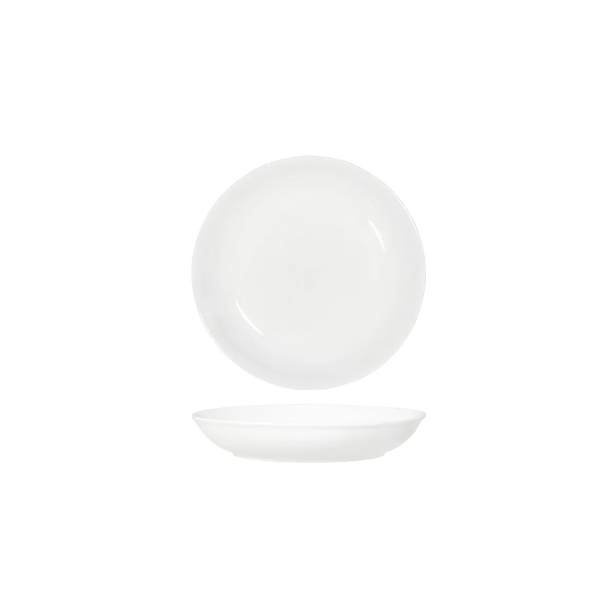 TABLEKRAFT CORE WHITE ROUND DEEP COUPE BOWL 205x38mm (*91060*) = PACK OF 6 X EACHES