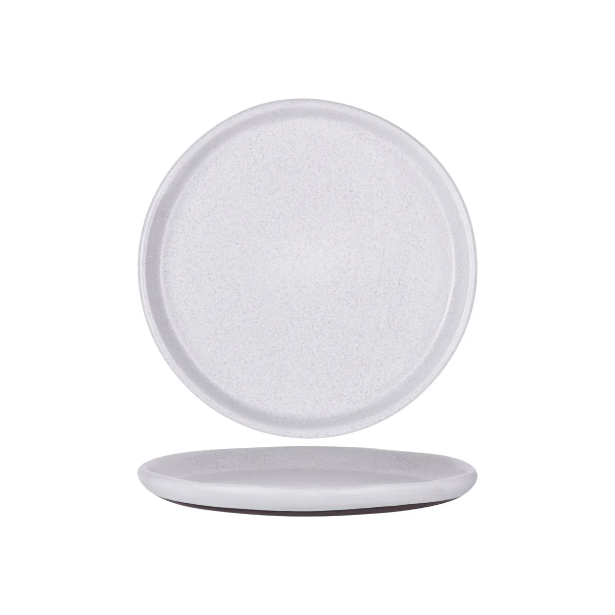 TABLEKRAFT NATURALS ASH GREY ROUND PLATE 325x28mm CLAY (*905207*) = PACK OF 2 X EACHES
