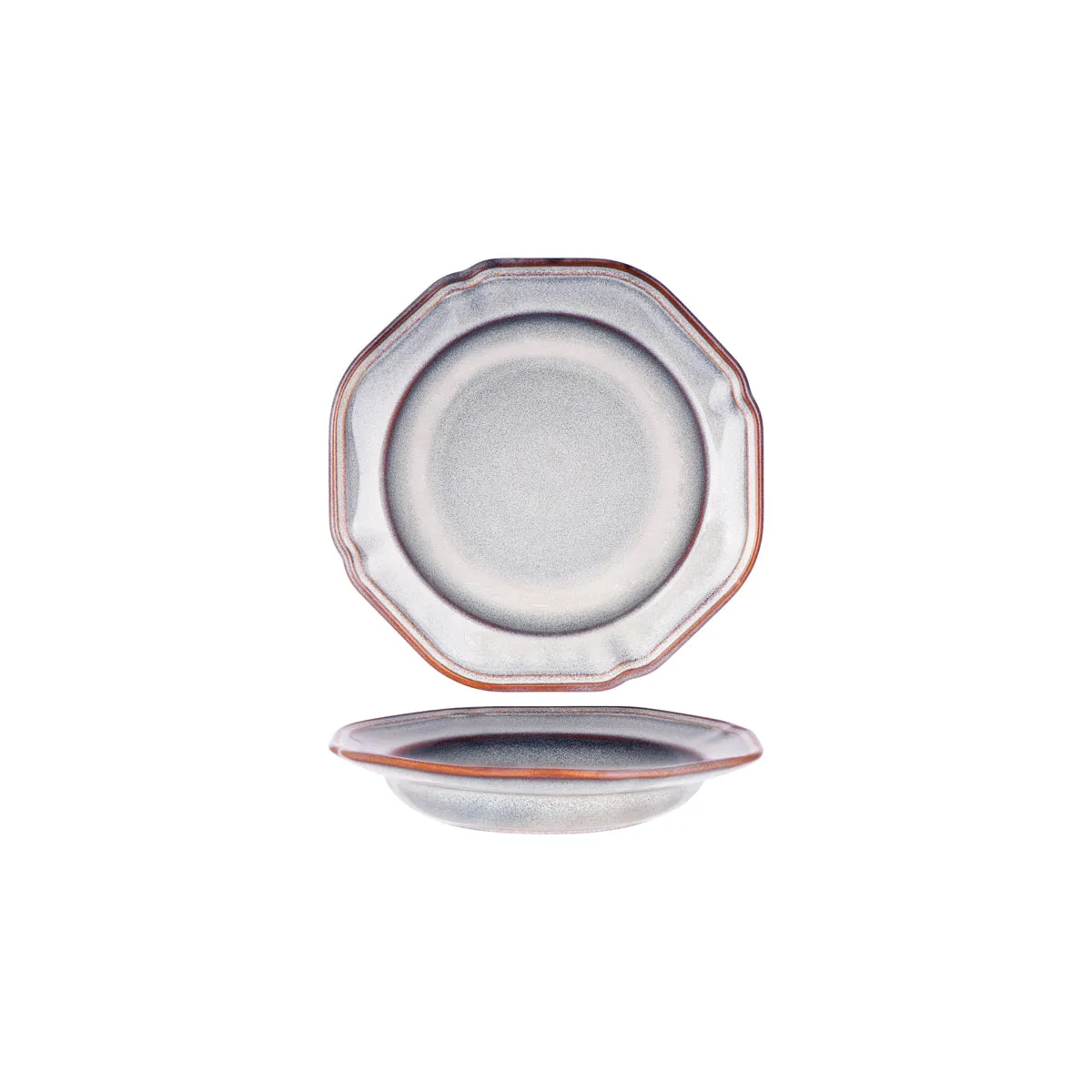 TABLEKRAFT PROVINCIAL VINTAGE BOWL RIM 231x49mm IVORY MIST (*907343*) = PACK OF 6 X EACHES