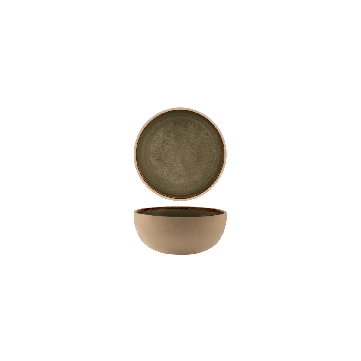TABLEKRAFT SOHO ROUND DEEP BOWL 120x50mm BURNT SIENNA (*908930*) = PACK OF 6 X EACHES