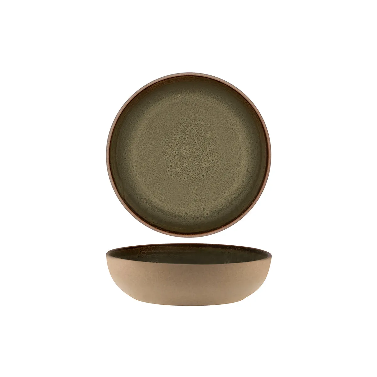 TABLEKRAFT SOHO ROUND DEEP BOWL 200x55mm BURNT SIENNA (*908932*) = PACK OF 6 X EACHES