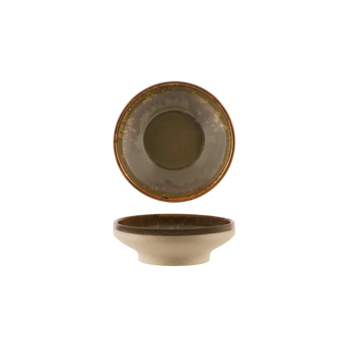 TABLEKRAFT SOHO ROUND BOWL FOOTED 153x50mm BURNT SIENNA (*908918*) = PACK OF 6 X EACHES