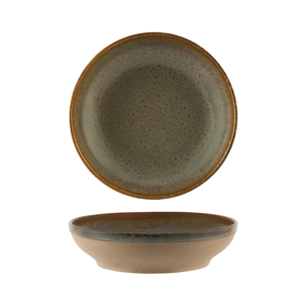 TABLEKRAFT SOHO ROUND BOWL FLARED 230x55mm BURNT SIENNA (*908915*) = PACK OF 4 X EACHES