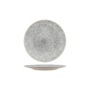 TABLEKRAFT SOHO ROUND PLATE 255x10mm EFFECT (*908851*) = PACK OF 4 X EACHES