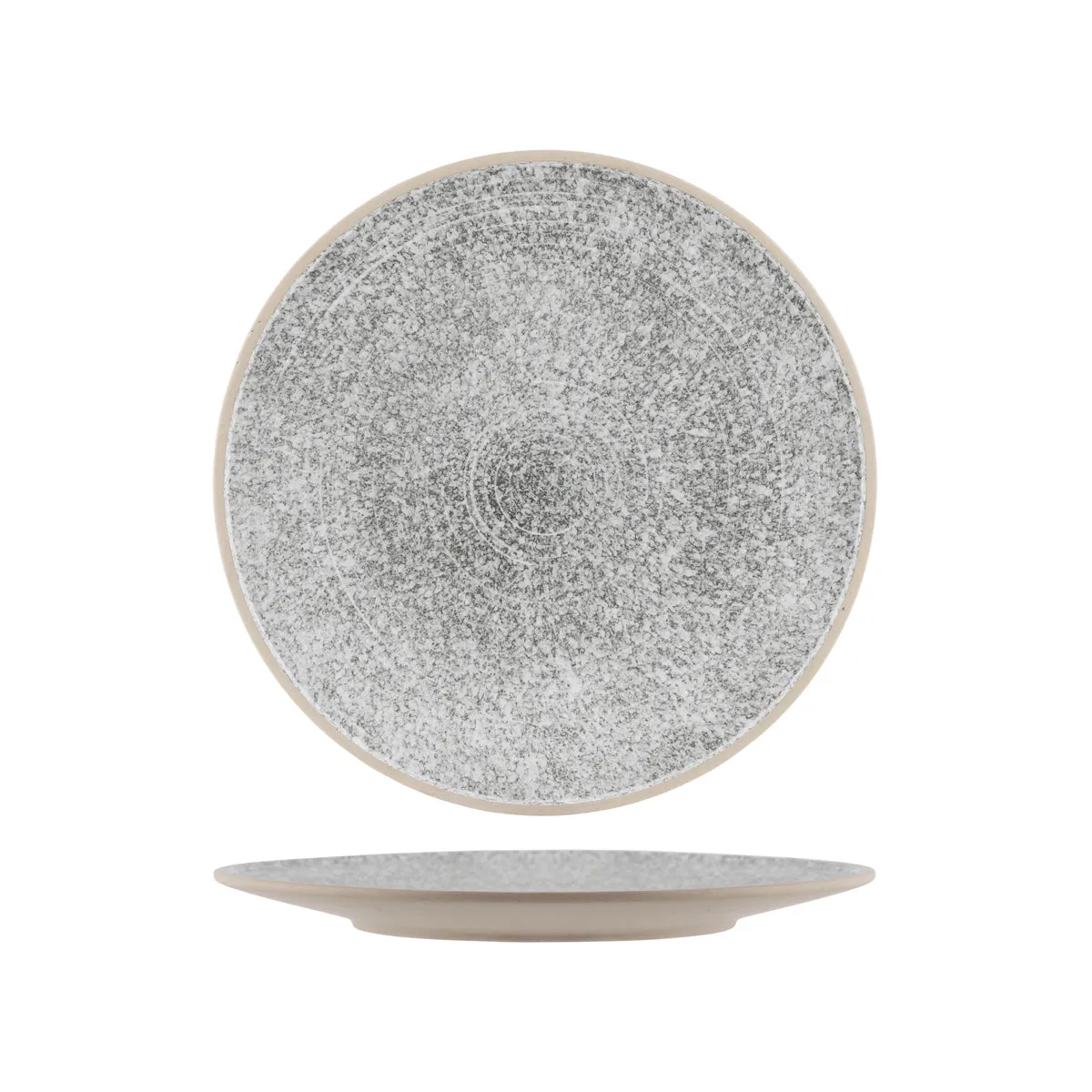 TABLEKRAFT SOHO ROUND PLATE 285x10mm EFFECT (*908852*) = PACK OF 4 X EACHES