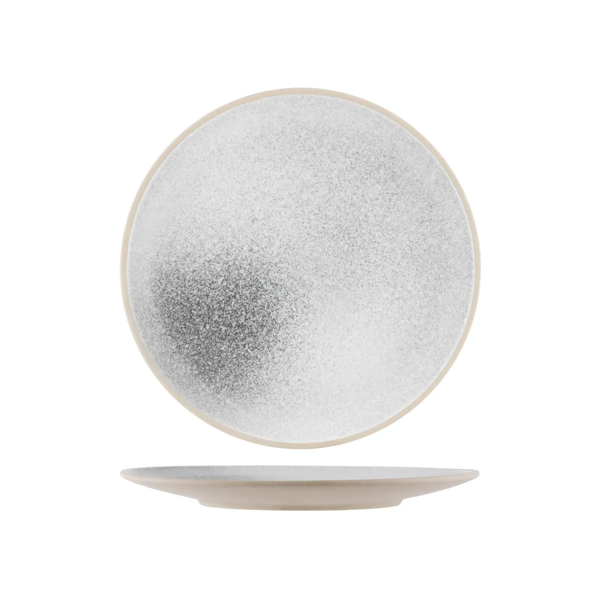 TABLEKRAFT SOHO ROUND PLATE 285x10mm PURE (*908842*) = PACK OF 4 X EACHES