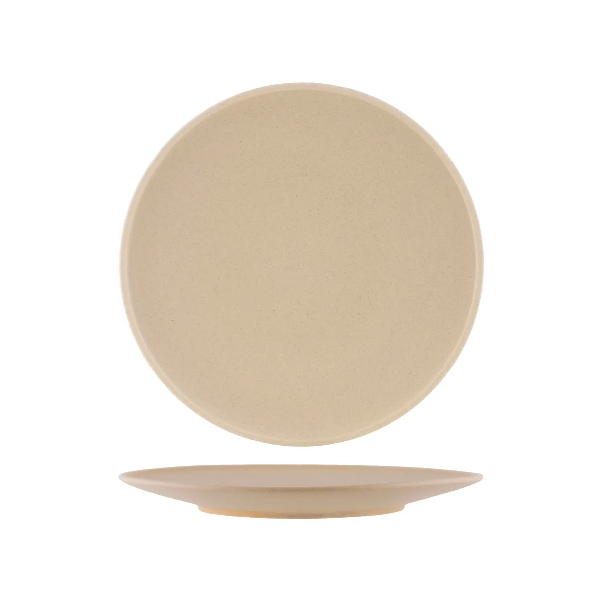 TABLEKRAFT SOHO ROUND PLATE 285x10mm STONE (*908832*) = PACK OF 4 X EACHES