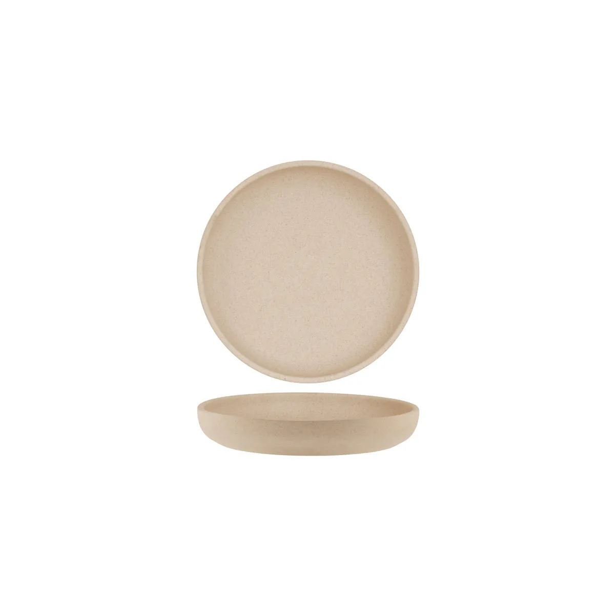 TABLEKRAFT SOHO ROUND DEEP COUPE PLATE 175x28mm STONE (*908828*) = PACK OF 6 X EACHES