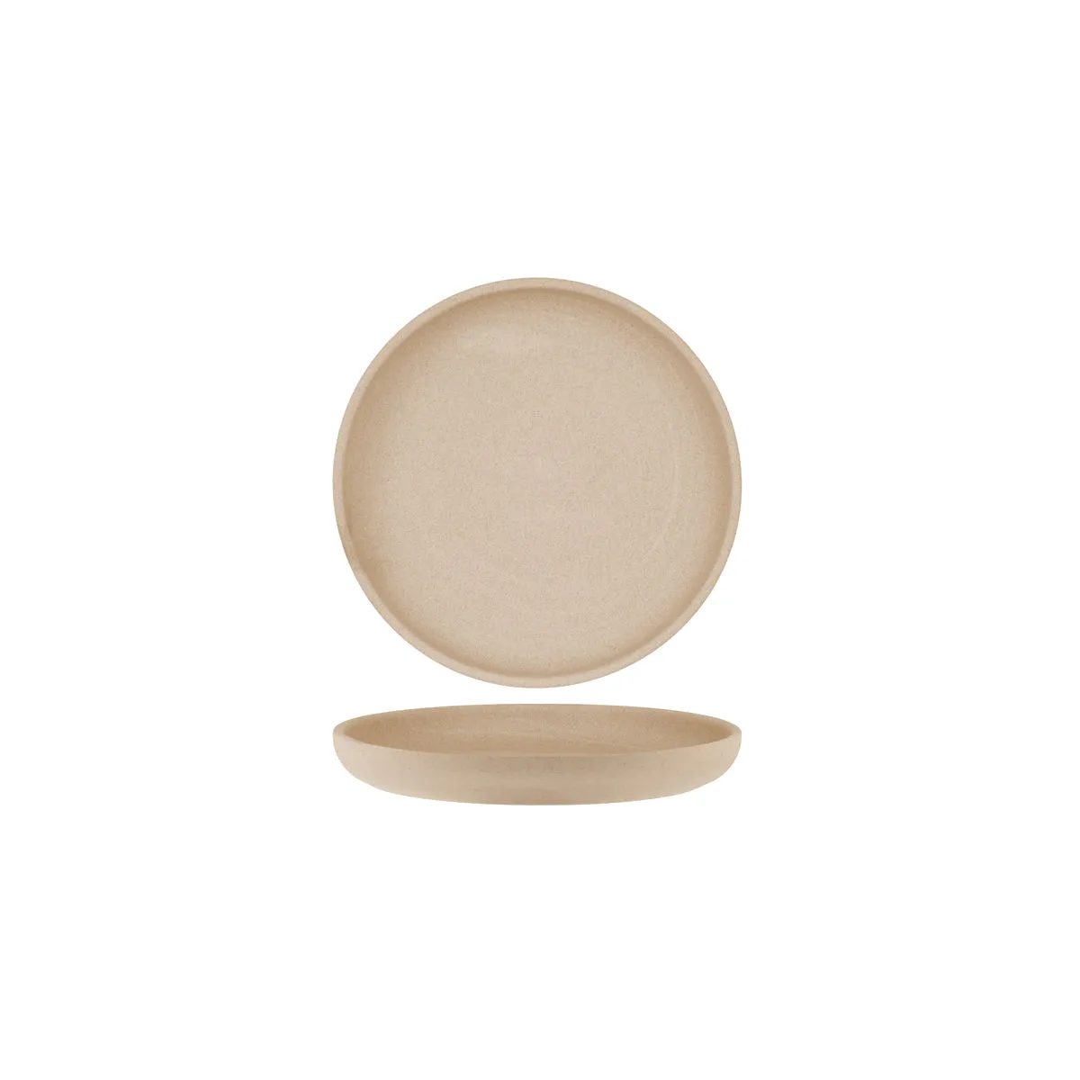 TABLEKRAFT SOHO ROUND DEEP COUPE PLATE 235x30mm STONE (*908827*) = PACK OF 6 X EACHES