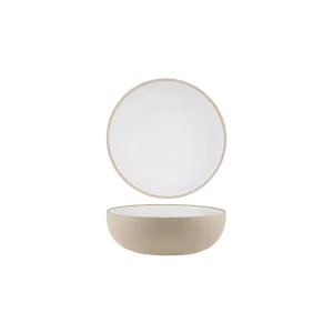 TABLEKRAFT SOHO ROUND DEEP BOWL 170x55mm WHITE PEBBLE (*908531*) = PACK OF 6 X EACHES