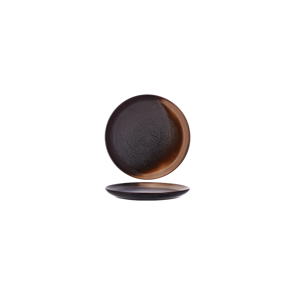 TABLEKRAFT URBAN ROUND COUPE PLATE 160x23mm COFFEE DUST (*907707*) = PACK OF 6 X EACHES