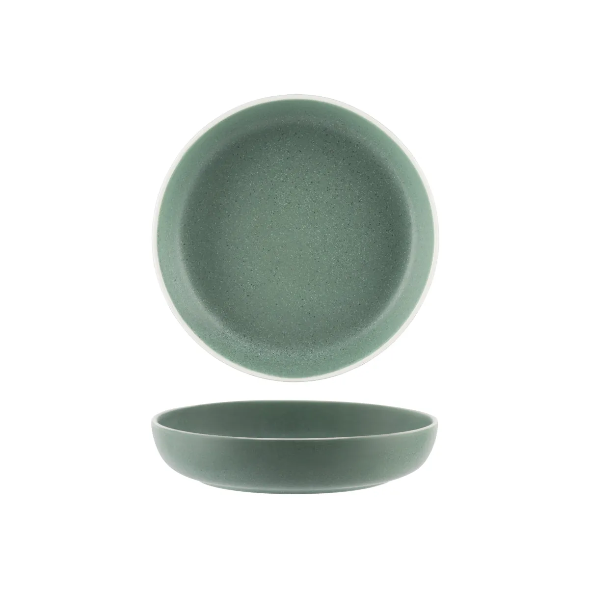 TABLEKRAFT URBAN ROUND COUPE BOWL 210x45mm GREEN (*908118*) = PACK OF 6 X EACHES