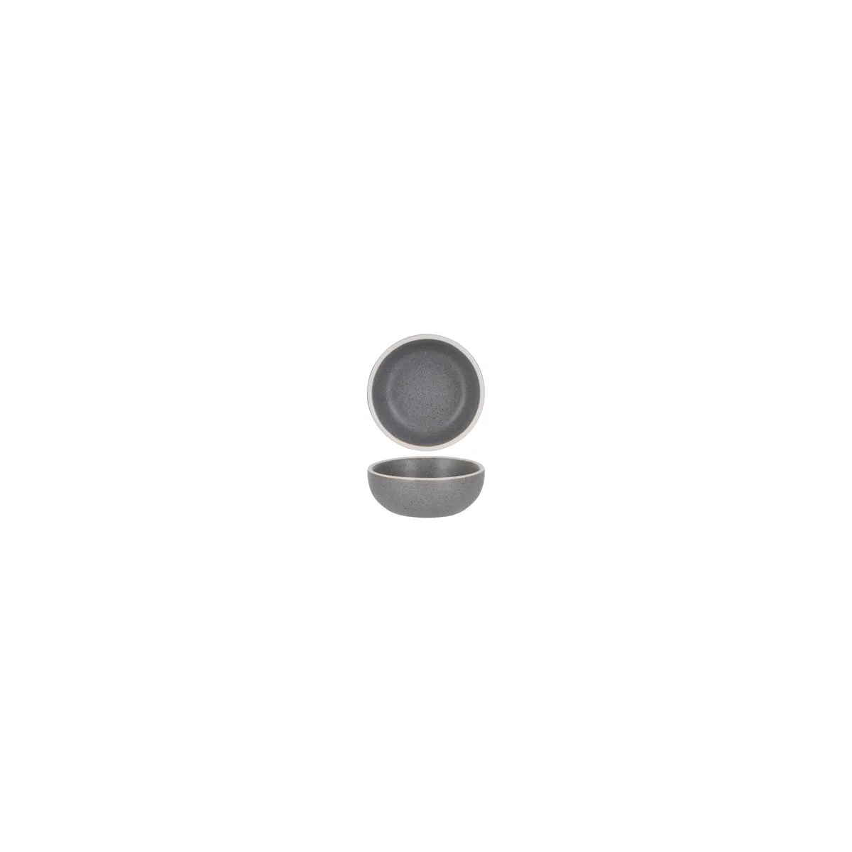 TABLEKRAFT URBAN ROUND SAUCE DISH  78mm GREY (*908002*) = PACK OF 8 X EACHES