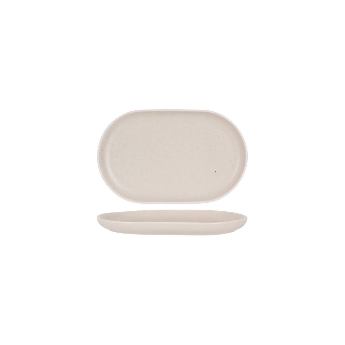 TABLEKRAFT URBAN OVAL PLATE 250x160mm SAND (*908220*) = PACK OF 6 X EACHES