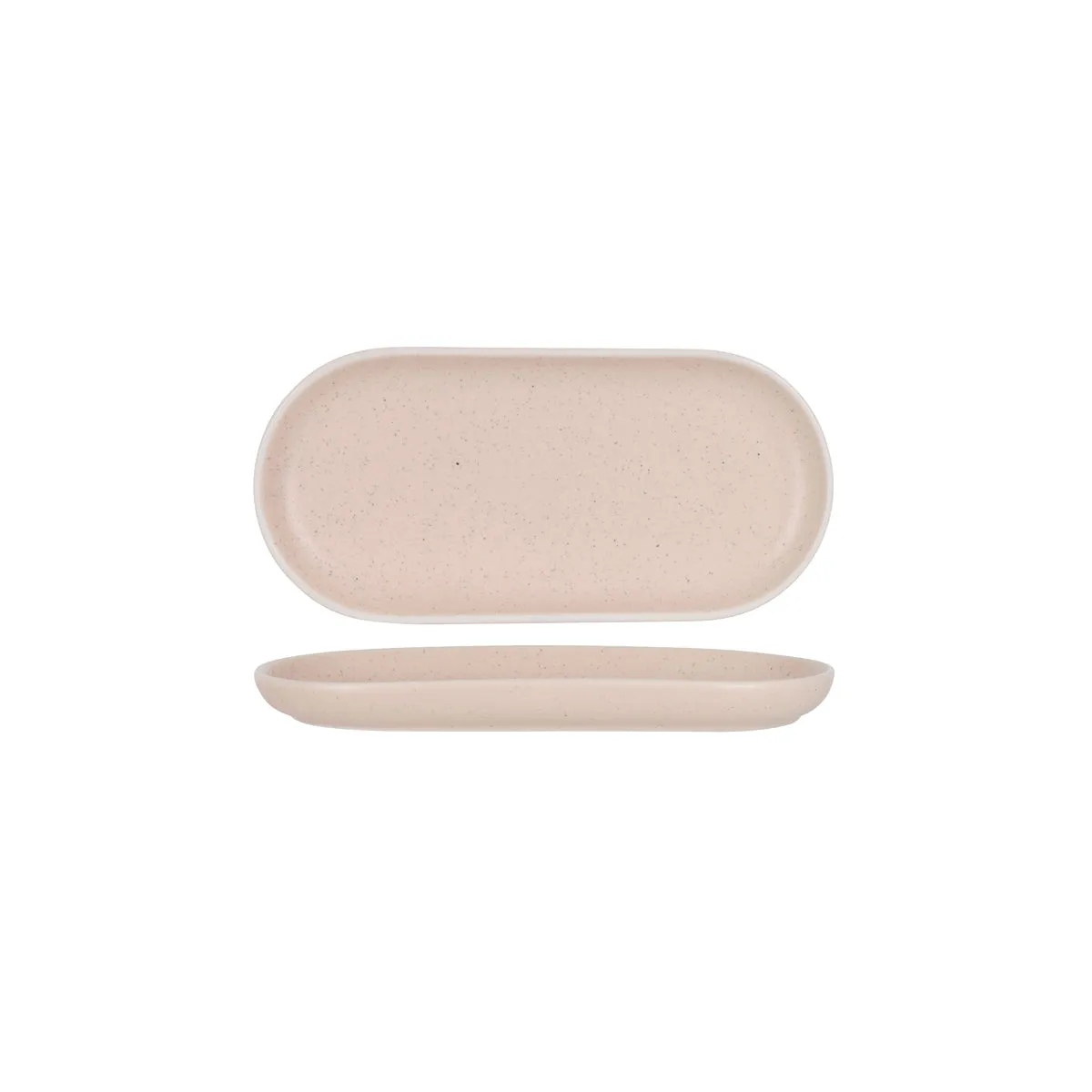 TABLEKRAFT URBAN OVAL PLATE 295x140mm REACTIVE PINK (*908422*) = PACK OF 4 X EACHES