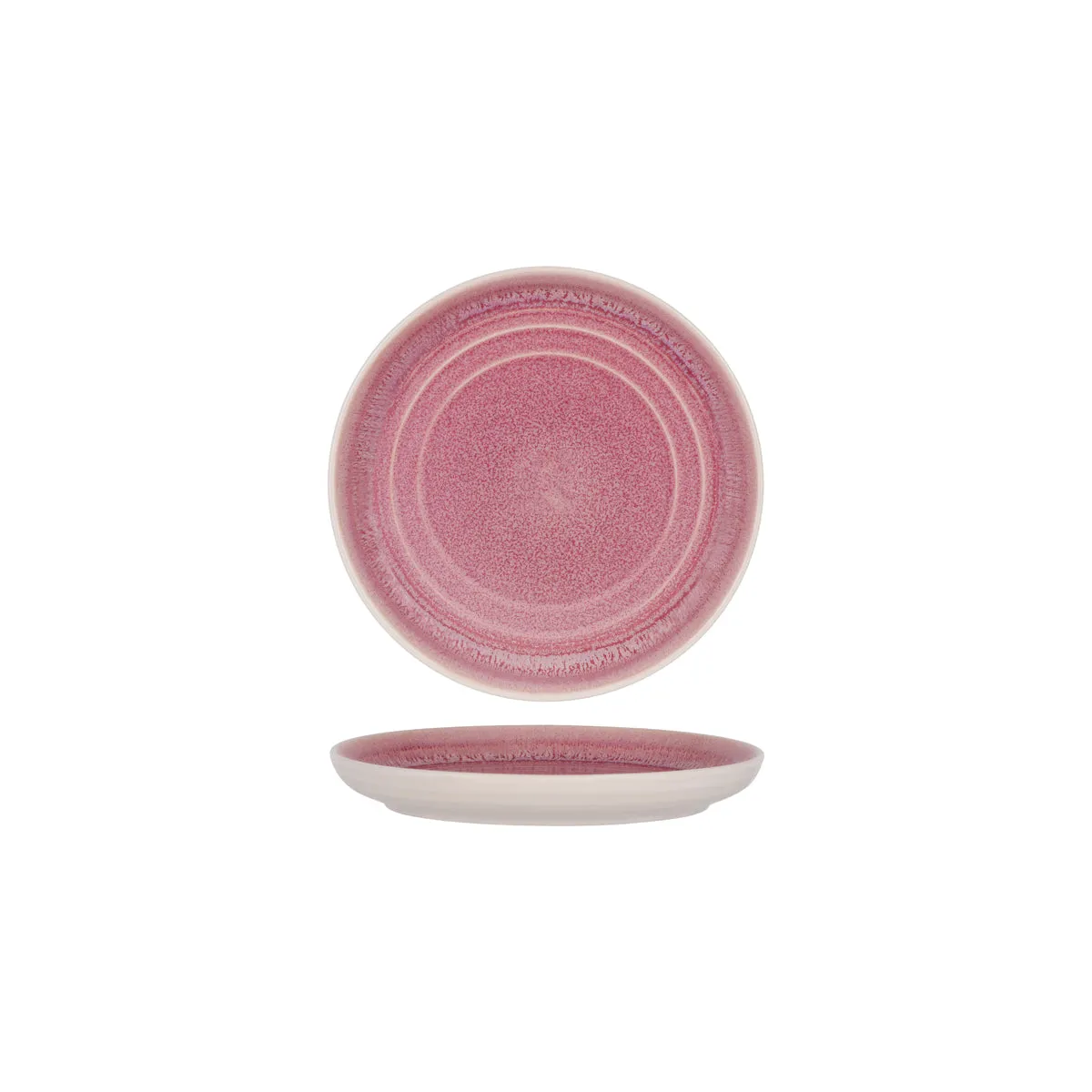TABLEKRAFT LINEA ROUND COUPE PLATE 170x22mm DUSTY PINK (*907440*) = PACK OF 6 X EACHES