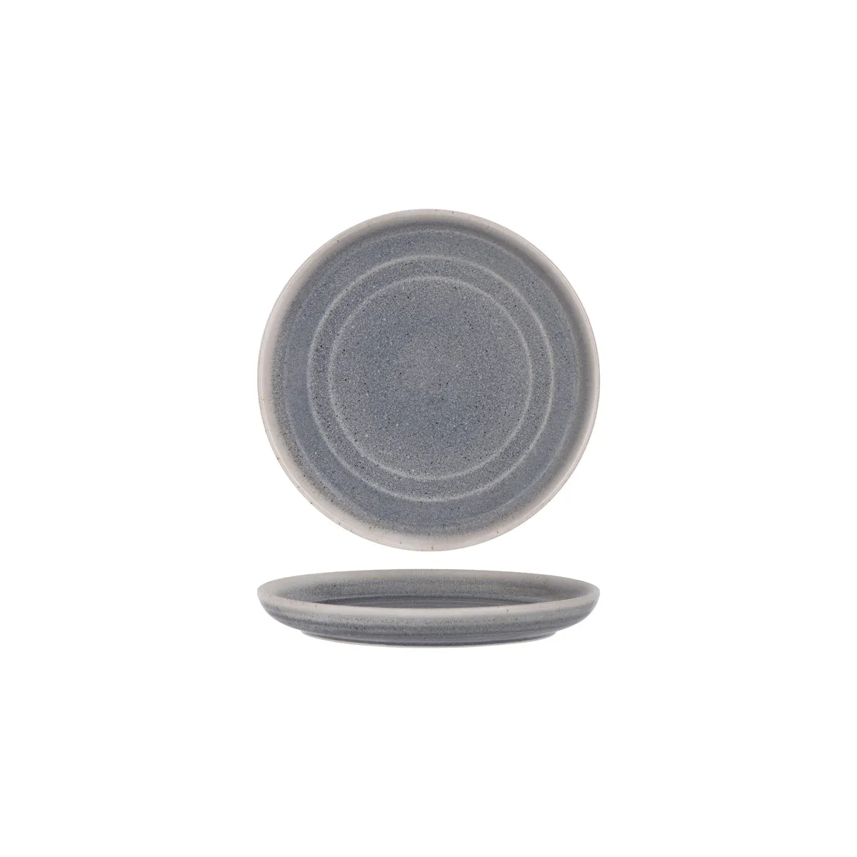 TABLEKRAFT LINEA ROUND COUPE PLATE 170x22mm OCEAN BLUE (*907480*) = PACK OF 6 X EACHES