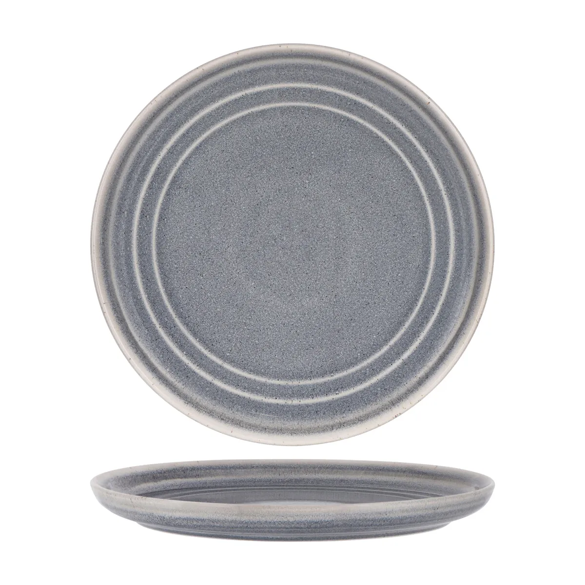TABLEKRAFT LINEA ROUND COUPE PLATE 280x26mm OCEAN BLUE (*907482*) = PACK OF 3 X EACHES