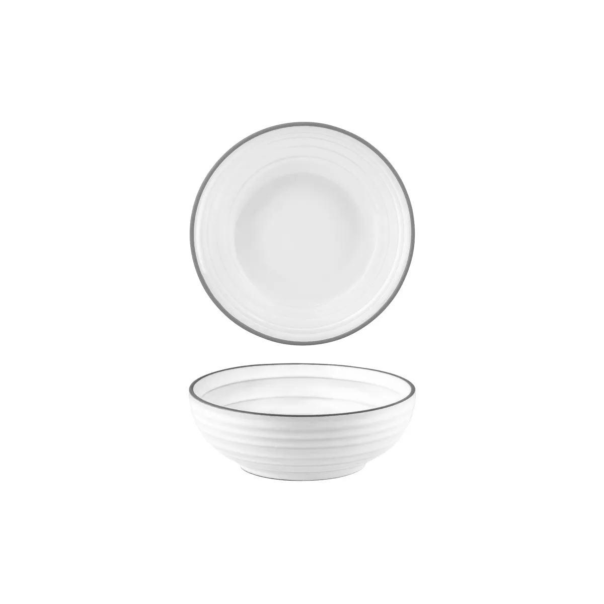 TABLEKRAFT LINEA ROUND DEEP BOWL 160x55mm WHITE (*907412*) = PACK OF 6 X EACHES
