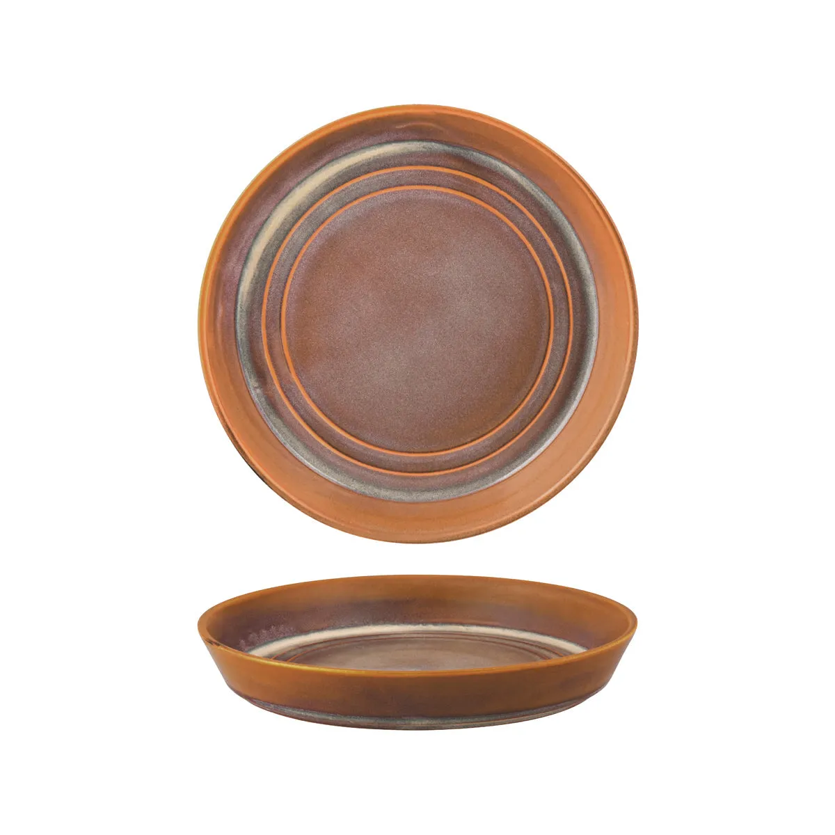 TABLEKRAFT URBAN LOFT ROUND FLARED BOWL 225x35mm AUBURN (*907235*) = PACK OF 3 X EACHES