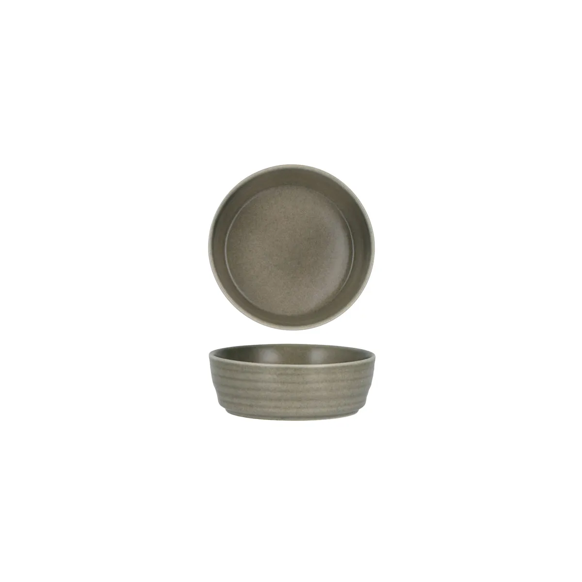 TABLEKRAFT URBAN LOFT ROUND BOWL 143x45mm FROST GREY (*906331*) = PACK OF 4 X EACHES