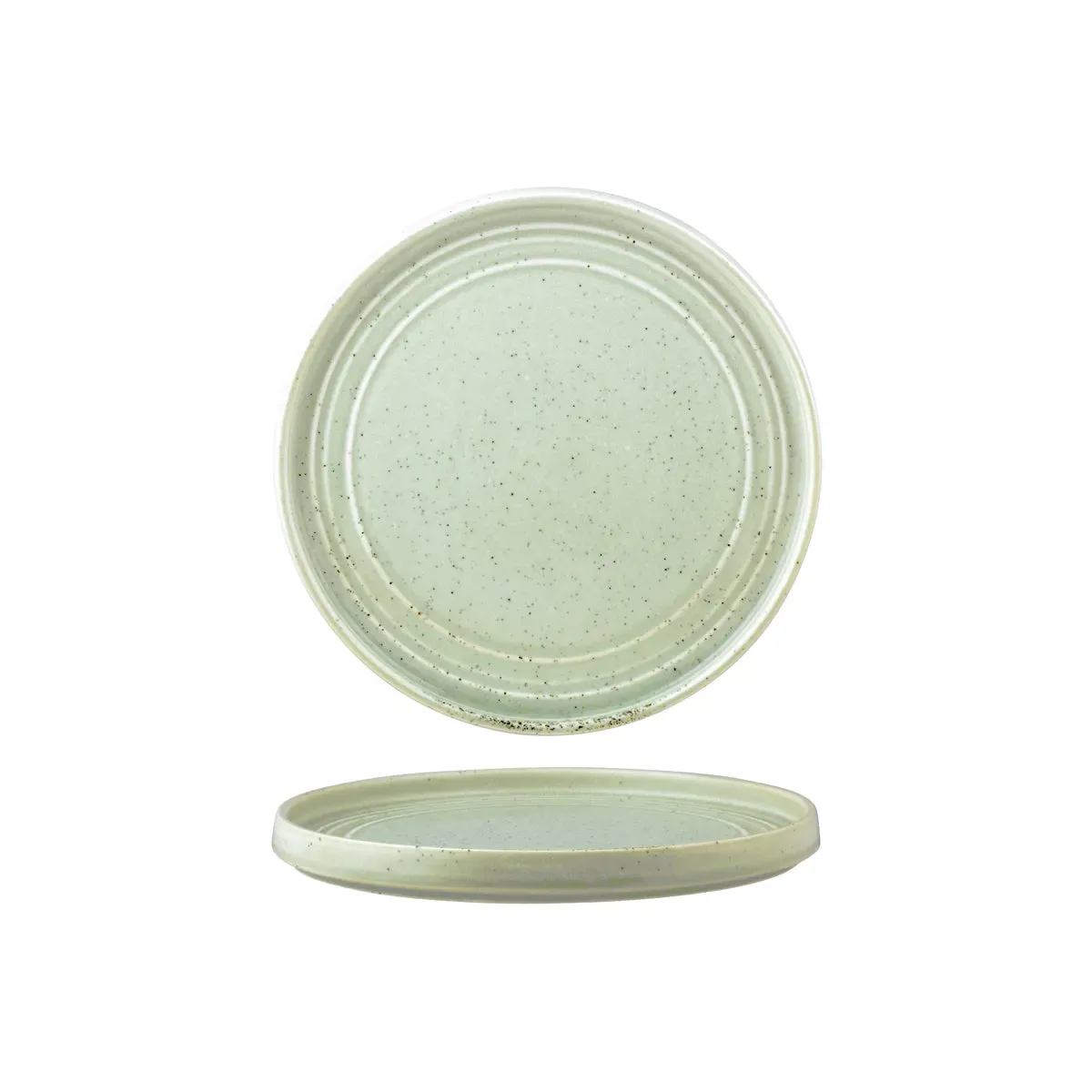 TABLEKRAFT URBAN LOFT ROUND PLATE 225x22mm PISTACHIO (*907001*) = PACK OF 4 X EACHES