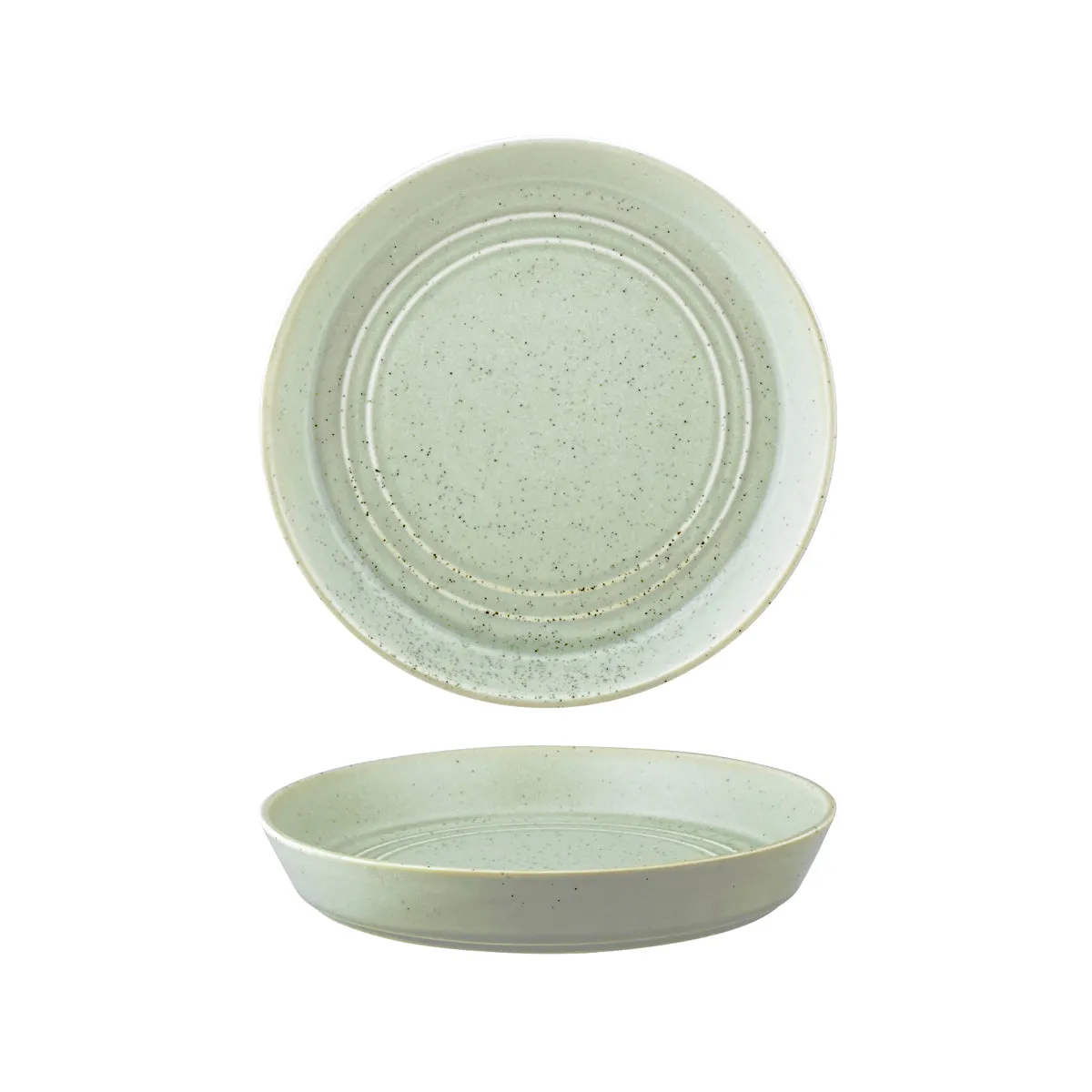 TABLEKRAFT URBAN LOFT ROUND FLARED BOWL 225x35mm PISTACHIO (*907035*) = PACK OF 3 X EACHES