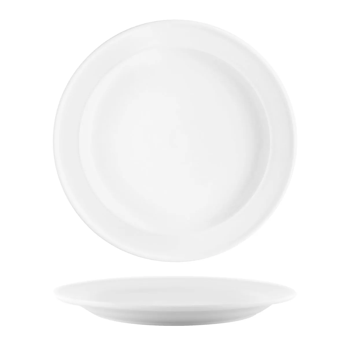 VITROCERAM -VITRO-2 ROUND PLATE-250x30mm Rolled Edge (*904210*) = PACK OF 12 X EACHES