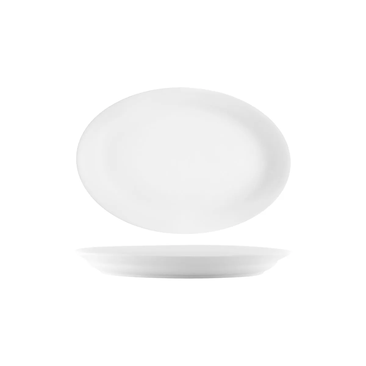 VITROCERAM OVAL PLATTER-290mm WHITE (*901611*) = PACK OF 12 X EACHES