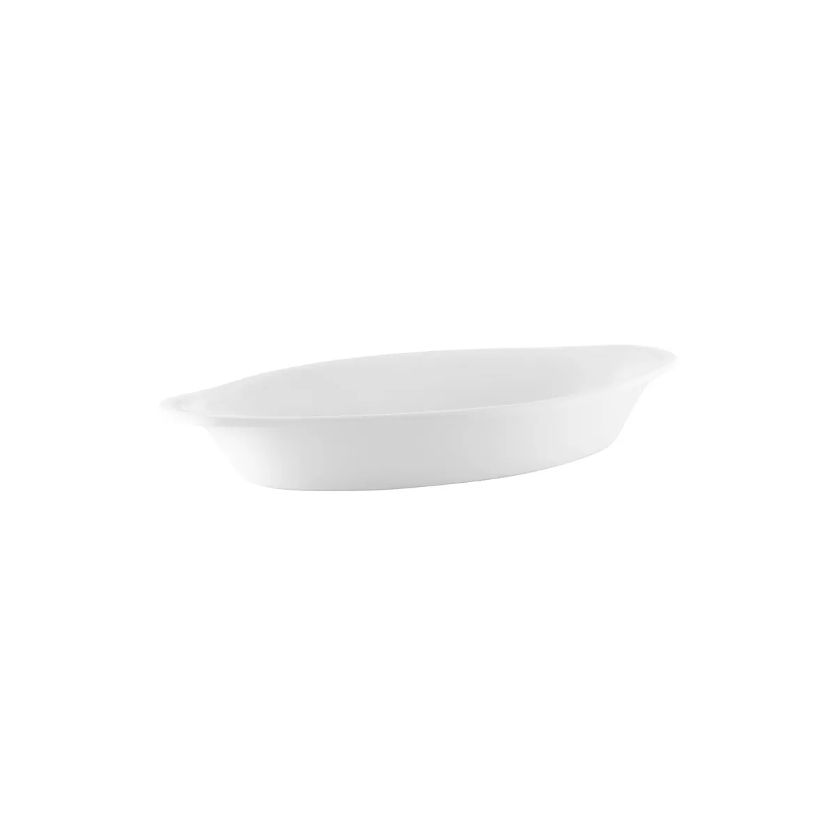 VITROCERAM OVAL GRATIN DISH-250x130x/340ml WHITE (*901347*) = PACK OF 24 X EACHES