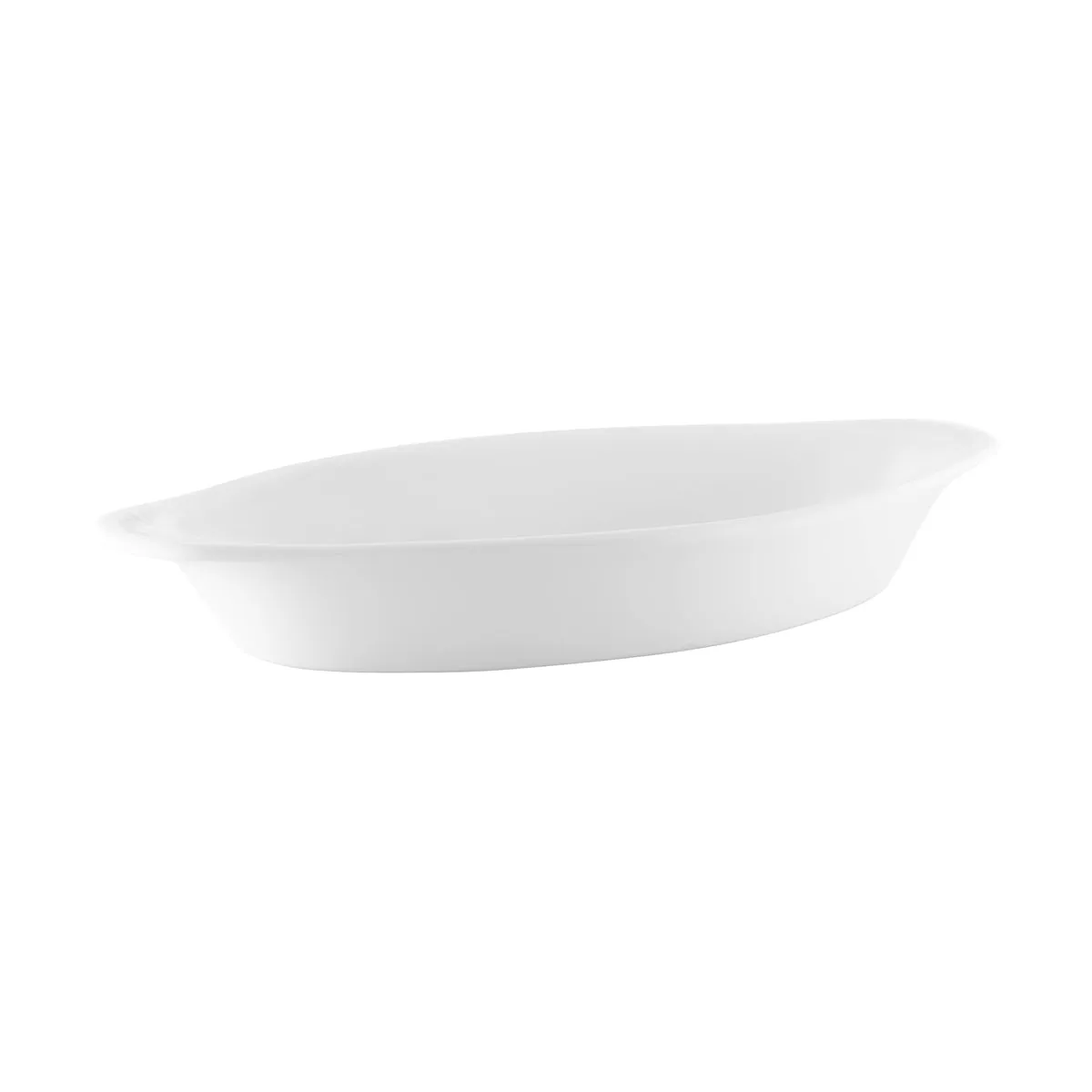 VITROCERAM OVAL GRATIN DISH-295x155x/570ml WHITE (*901349*) = PACK OF 24 X EACHES