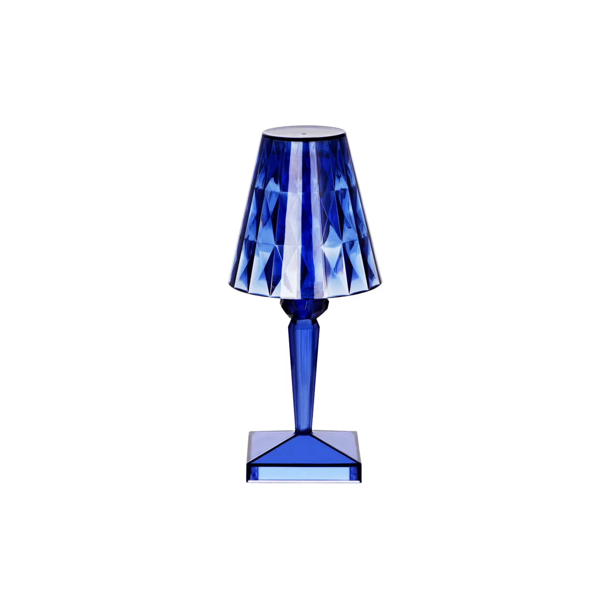 TABLEKRAFT CRYSTAL CORDLESS TABLE LAMP LED 120x260mm BLUE (*1000152*) = 1 X EACH