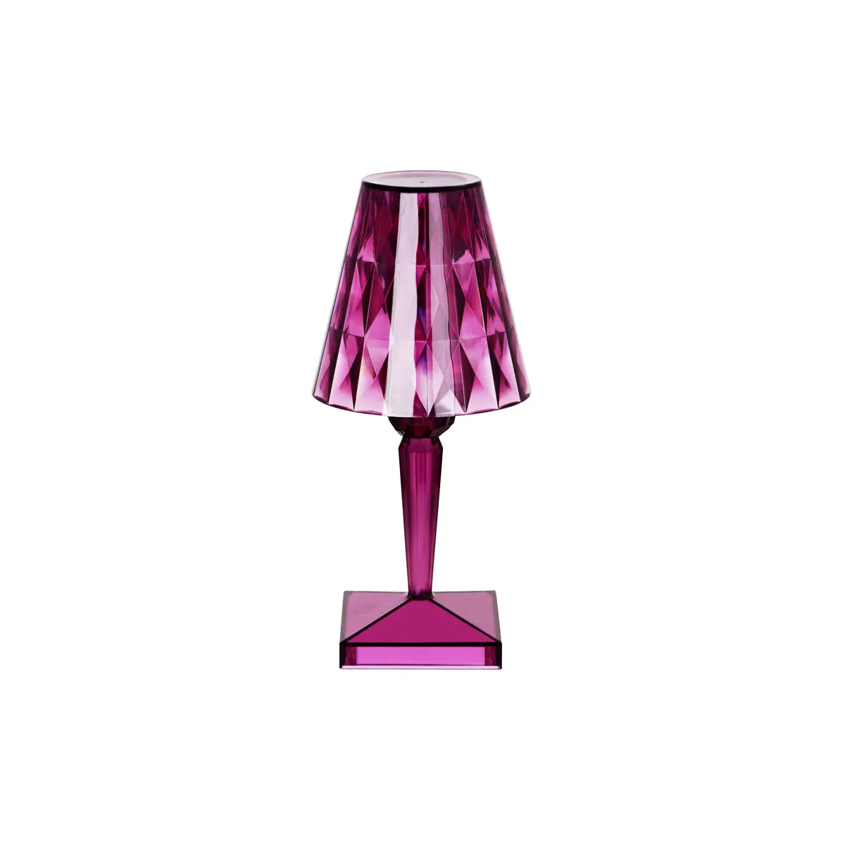 TABLEKRAFT CRYSTAL CORDLESS TABLE LAMP LED 120x260mm PURPLE (*1000150*) = 1 X EACH