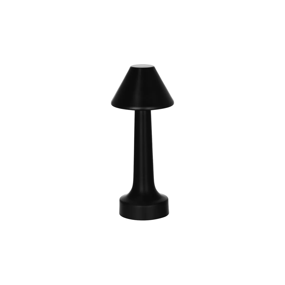 TABLEKRAFT HELENA CORDLESS TABLE LAMP LED 97x220mm BLACK (*1000102*) = 1 X EACH