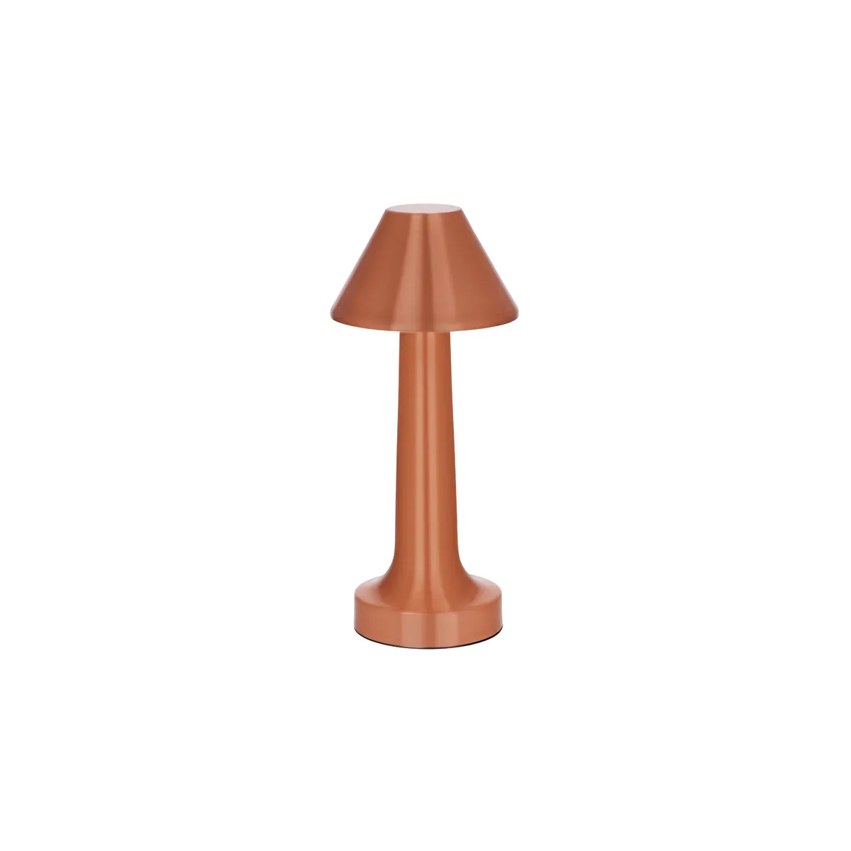 TABLEKRAFT HELENA CORDLESS TABLE LAMP LED 97x220mm COPPER (*1000101*) = 1 X EACH