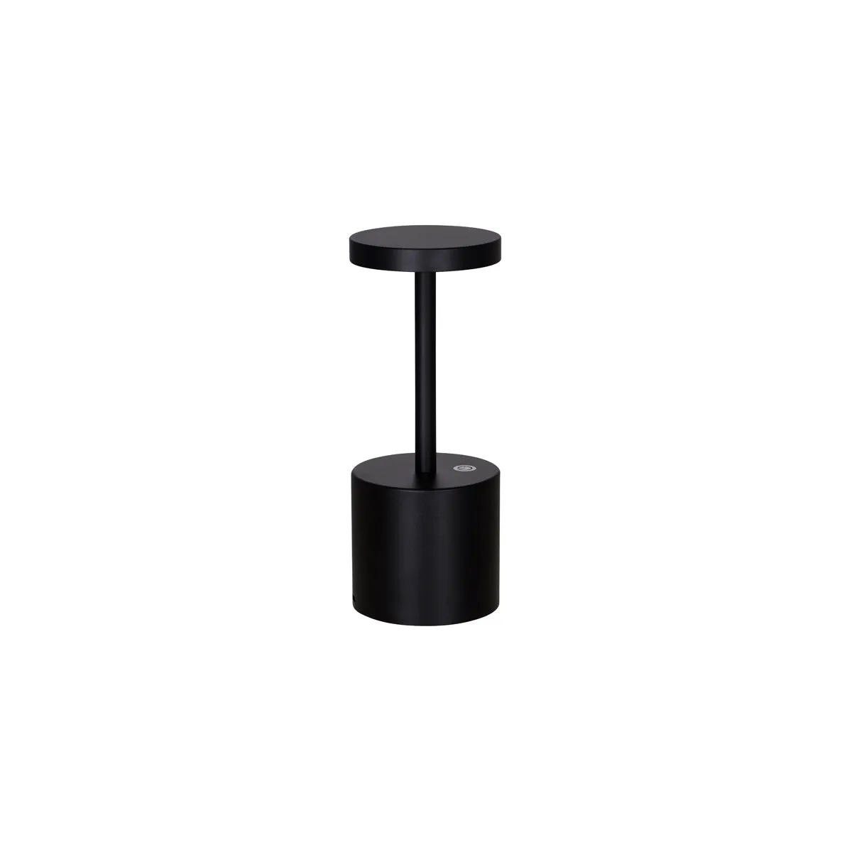 TABLEKRAFT CHARLOTTE CORDLESS TABLE LAMP LED 200mm BLACK (*1000142*) =  1 X EACH