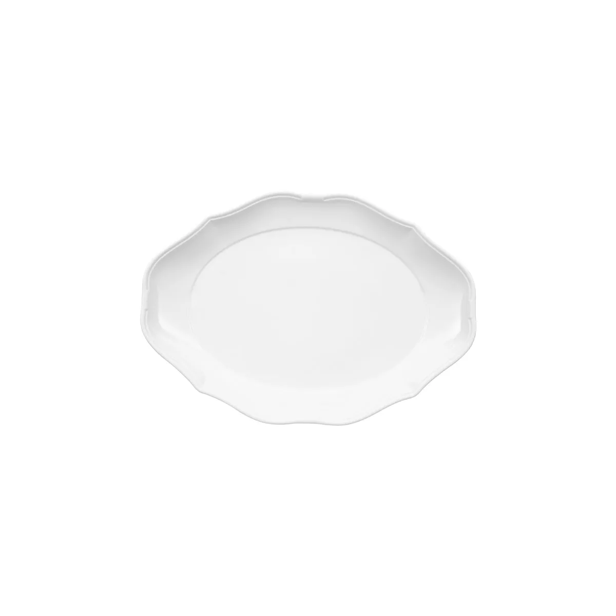 VILLEROY AND BOCH LA SCALA OVAL PLATE w/RIM 300x230mm WHITE (*VB16-3318-2720*) = PACK OF 6 X EACHES
