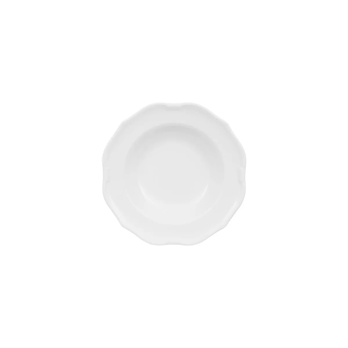 VILLEROY AND BOCH LA SCALA DEEP PLATE 240mm WHITE (*VB16-3318-2700*) = PACK OF 6 X EACHES