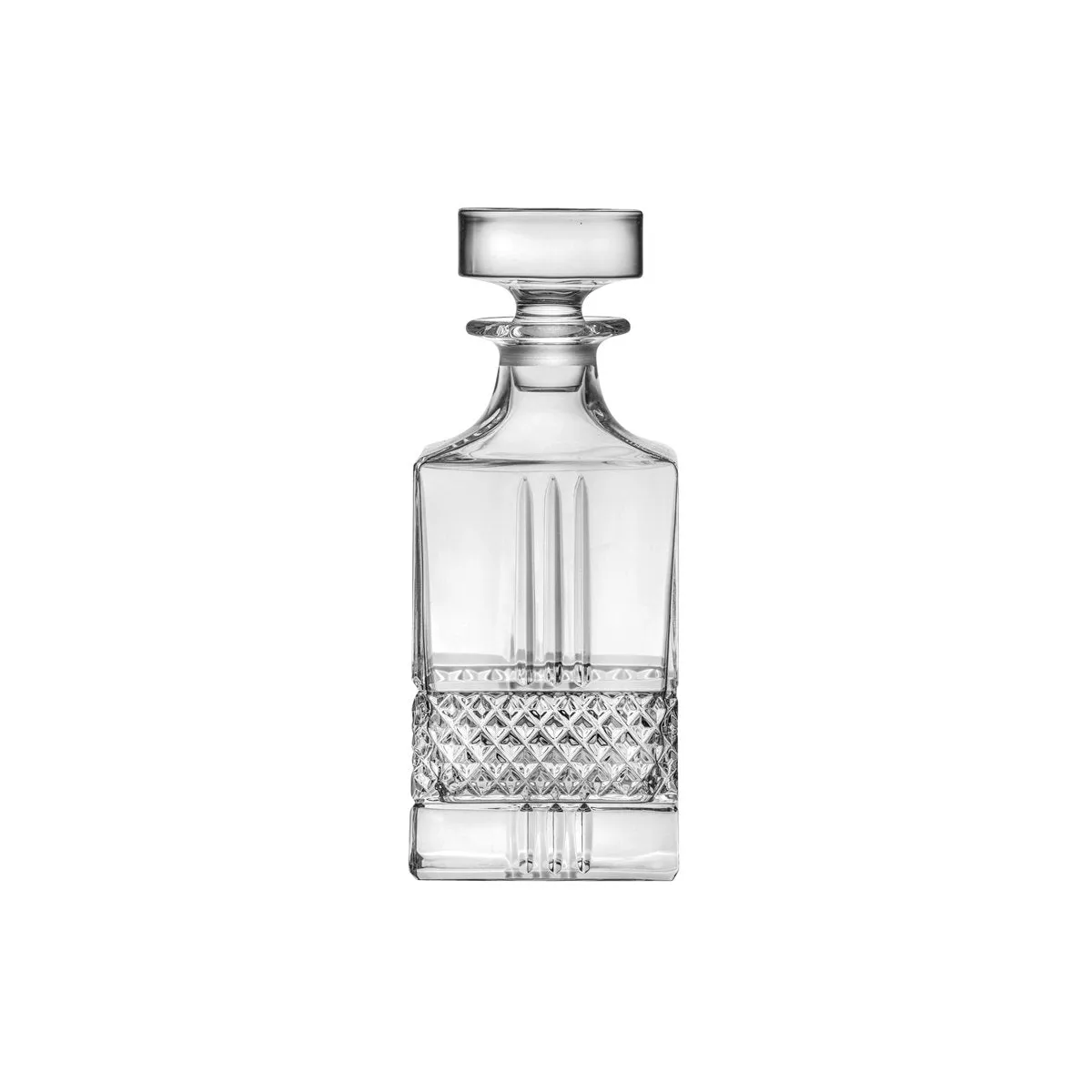RCR BRILLANTE WHISKY DECANTER 92x189mm 850ml (51592020306) (*RCR363-677*) = PACK OF 4 X EACHES